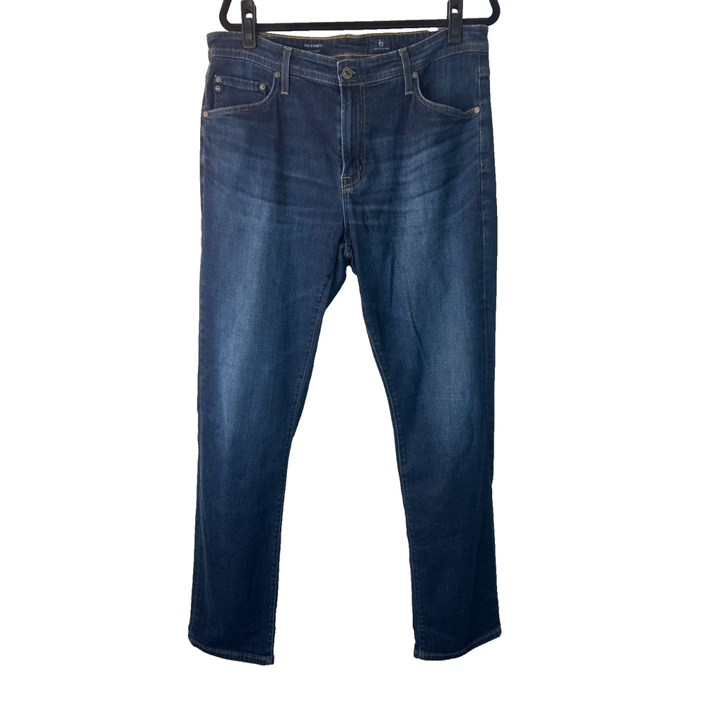 AG Adriano Goldschmied Jeans The Everett‎ Slim Straight Men's Size 36x32 Stretch